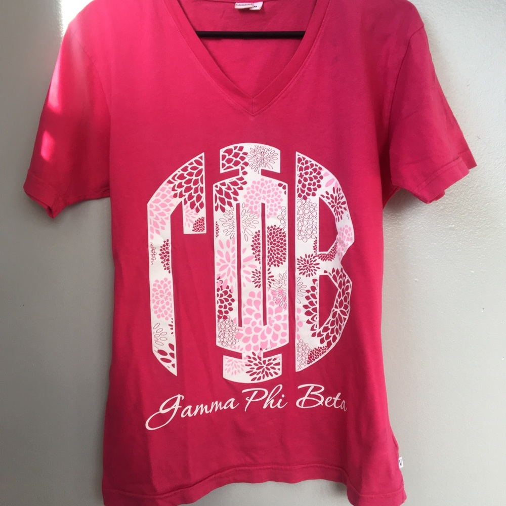 Gamma Phi Beta Floral Tee